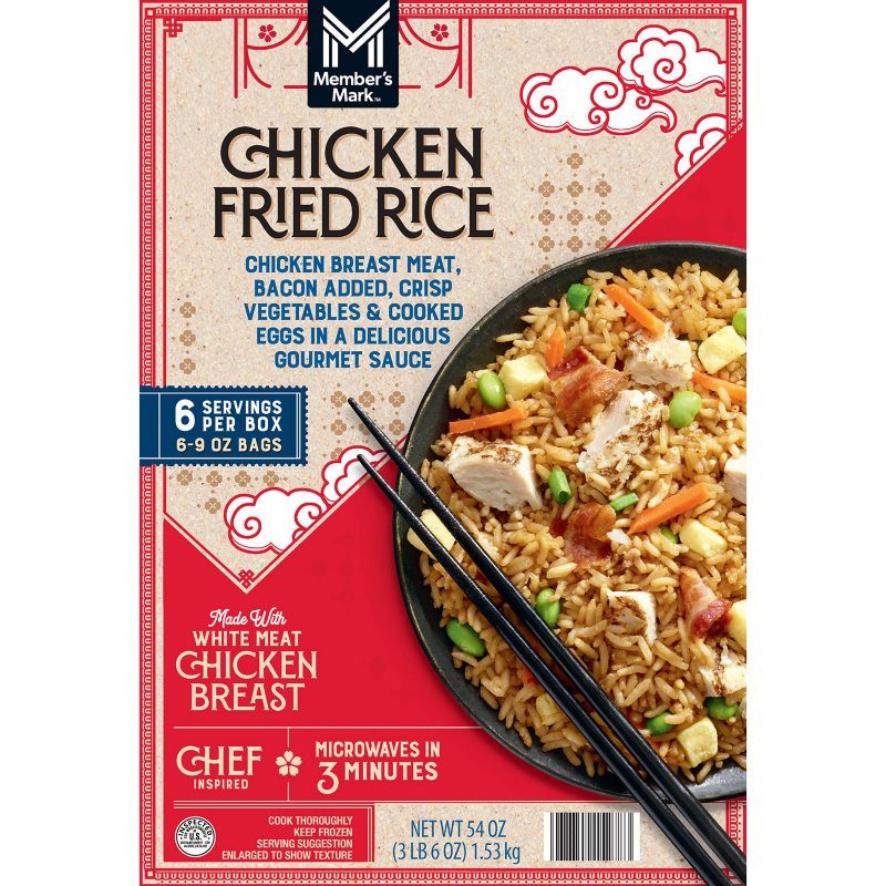 Member's Mark Chicken Fried Rice, Frozen, 9 oz., 6 count