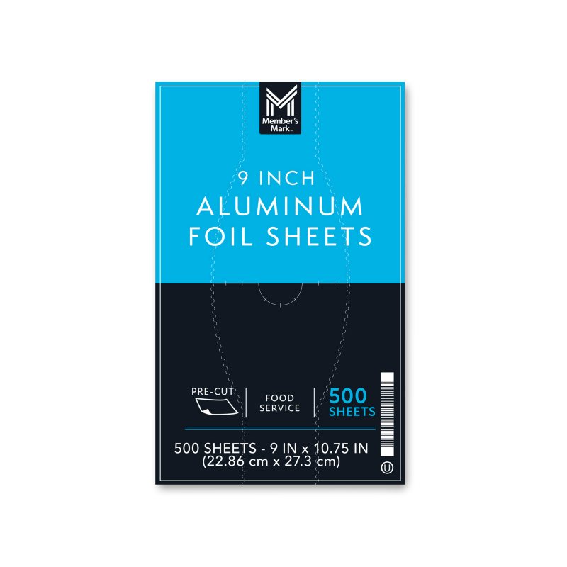 Member's Mark Foil Sheets, 9