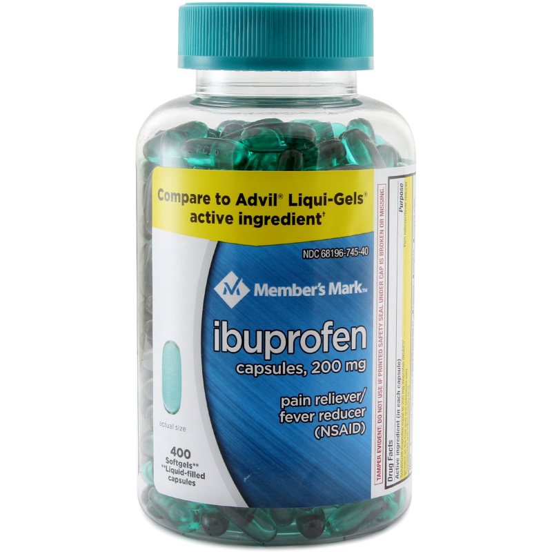 Member's Mark Ibuprofen 200mg Softgels 400 ct