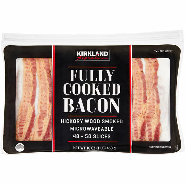 Kirkland Signature Fully-Cooked Bacon, Hickory Wood Smoked, 16 oz