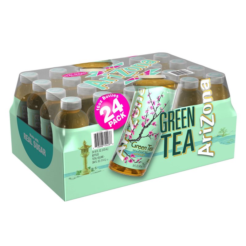 Arizona Green Tea with Ginseng & Honey 16 fl oz (24-pk)