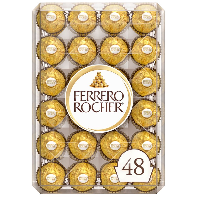 Ferrero Rocher Hazelnut Chocolates 48 ct