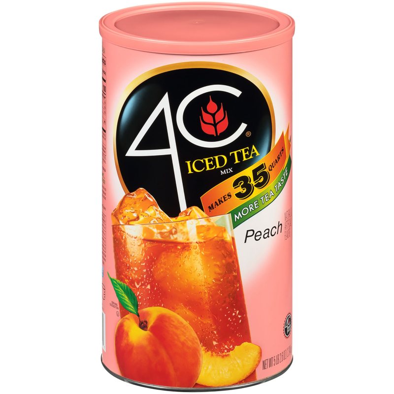 4C Iced Tea Mix Peach 82.6 oz