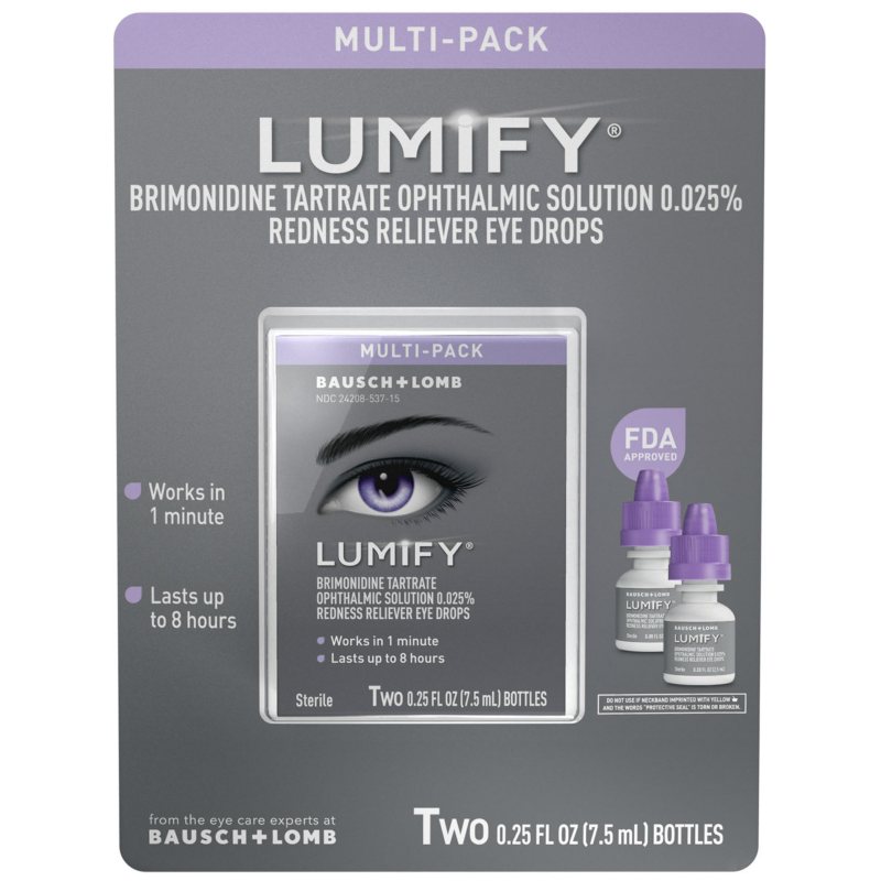 Lumify Redness Relief Eye Drops 0.25 fl oz (2-pk)