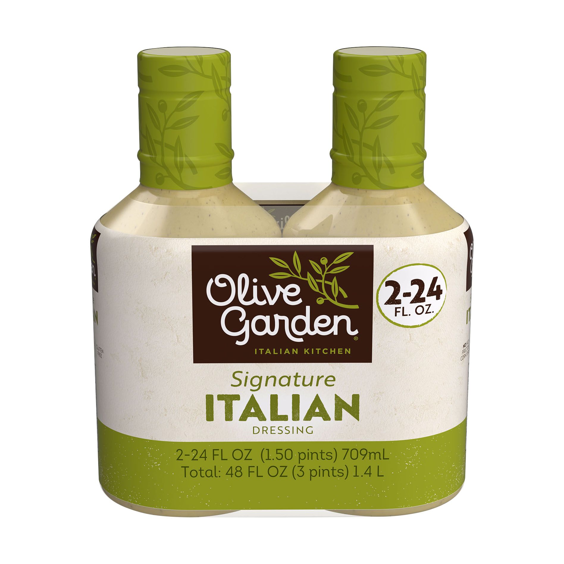 Olive Garden Italian Dressing 2/24 Ounce Bottles, Set of 2