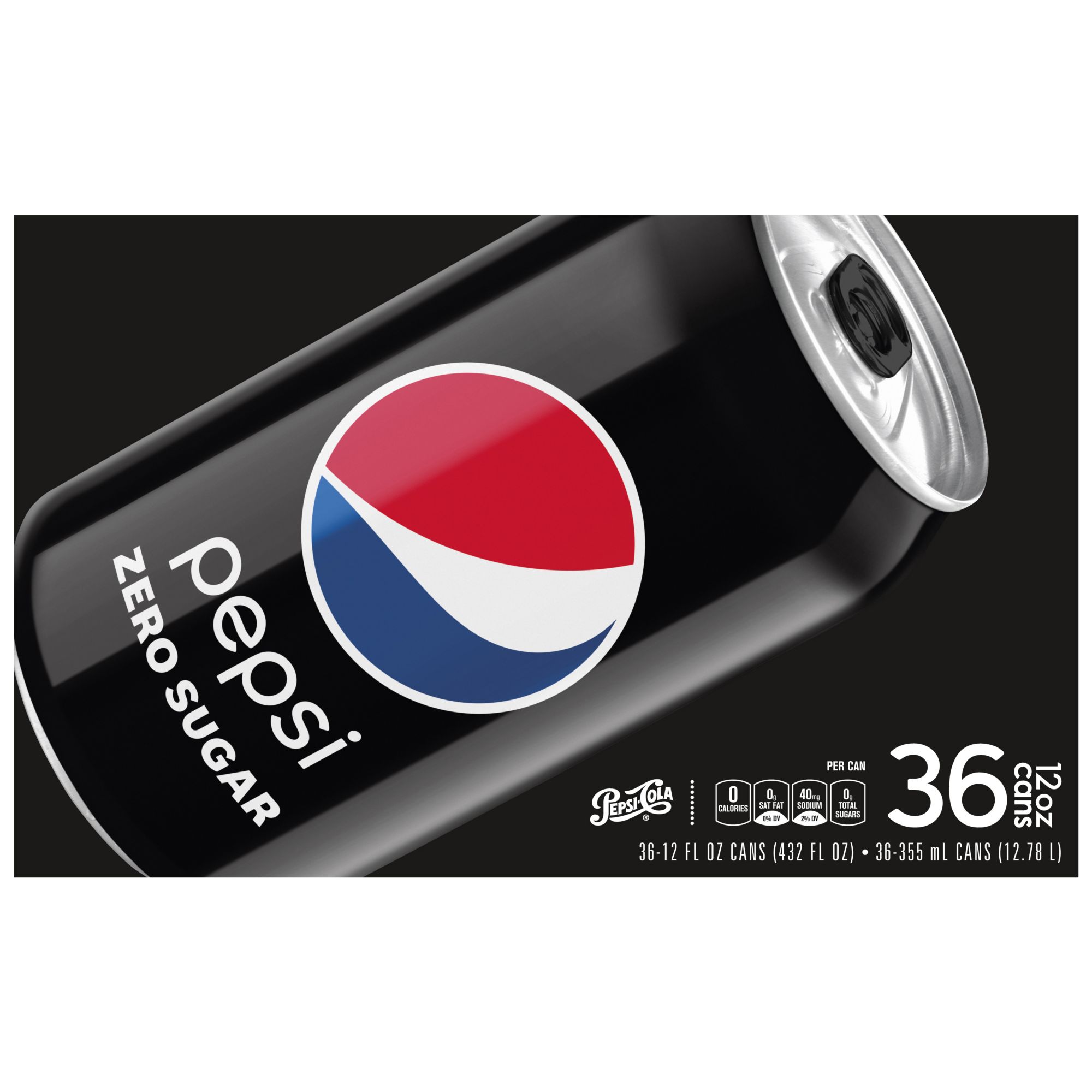 ★suger.pie.n.30ページ★ Pepsi Zero Sugar Soda Cans 12 fl oz (36-pk)