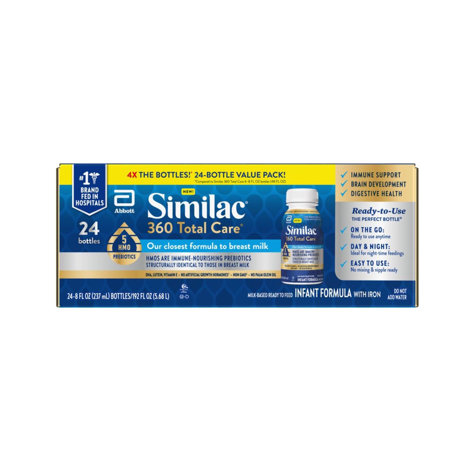 Similac 360 Total Care Ready to Feed Infant Formula with Iron 8