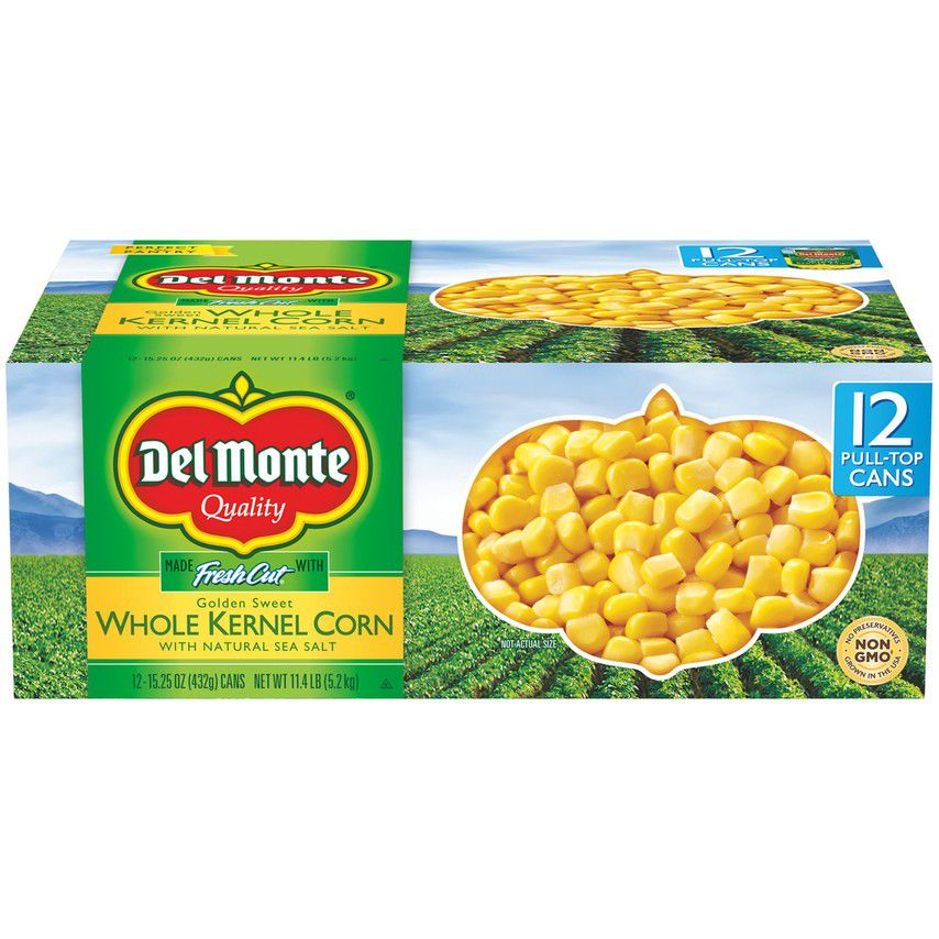 Del Monte Whole Kernel Corn 15.25 oz (12-pk)