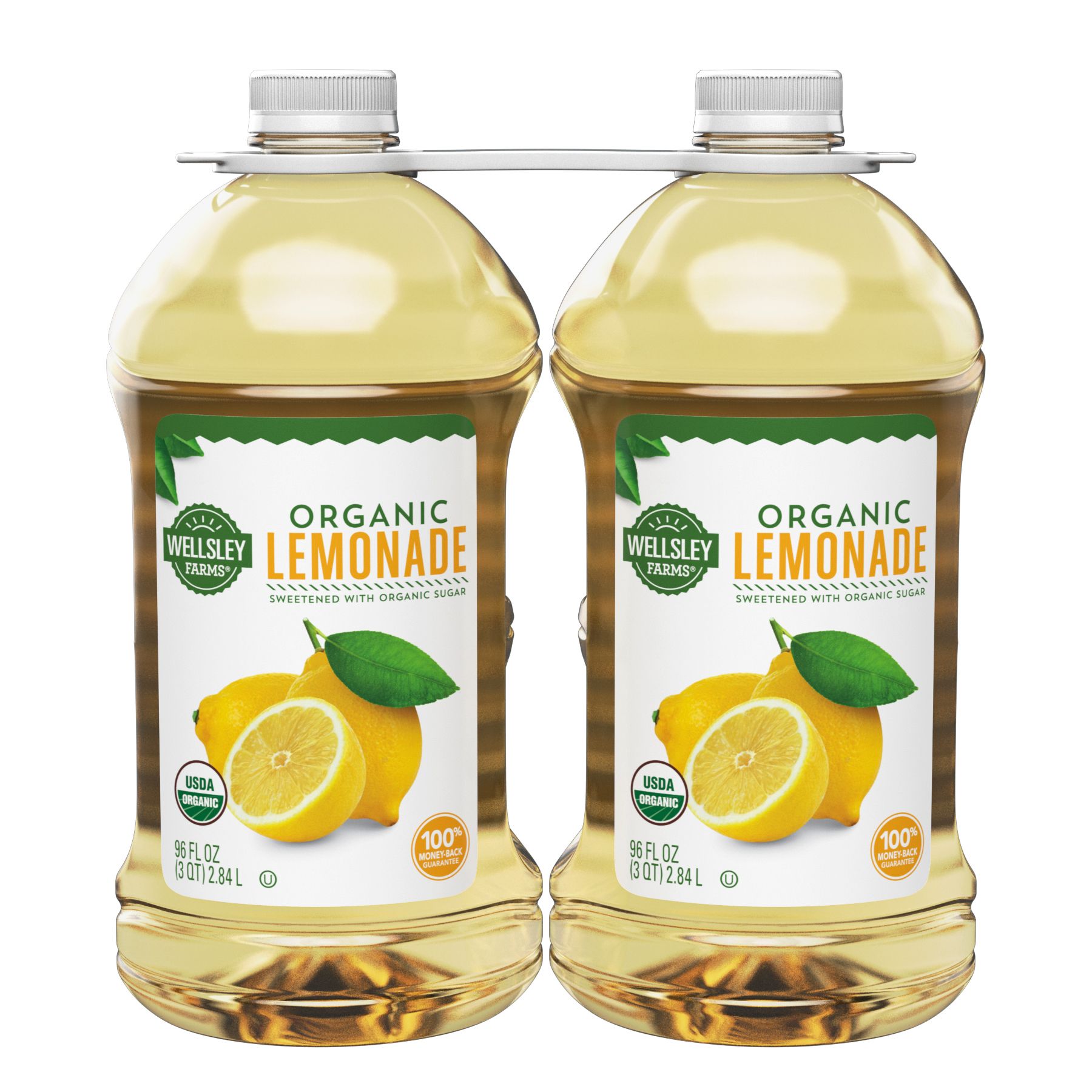 Wellsley Farms Organic Lemonade 96 fl oz (2-pk)