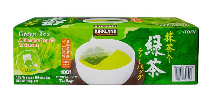 Kirkland Signature Japanese Green Tea Bags 100 ct