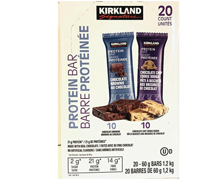 2箱　カークランドプロテインバー2種類20本　大特価 Amazon | Kirkland Signature プロテインバー エネルギー バラエティ