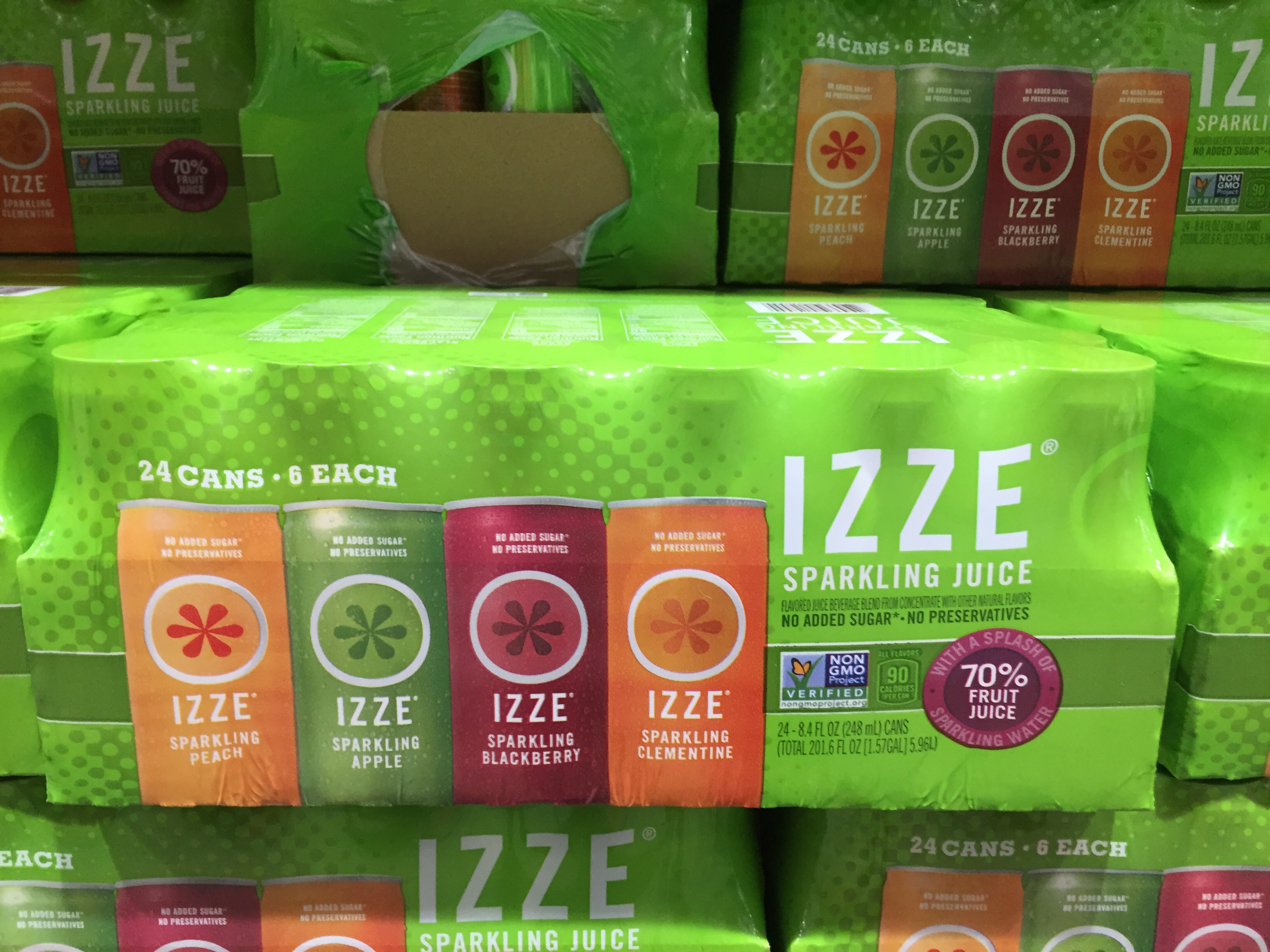 IZZE Sparkling Juice Variety Pack 8.4 fl oz (24-pk)