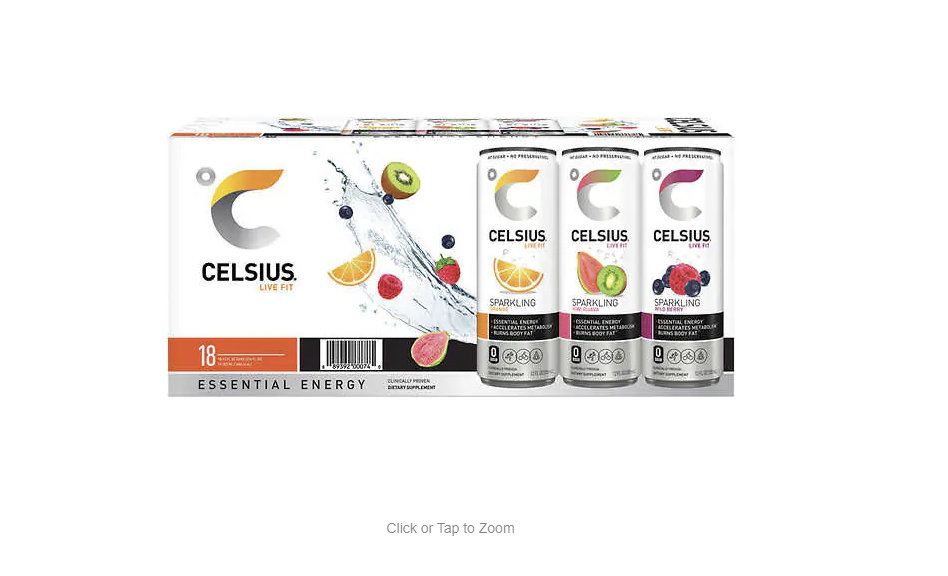 Celsius Live Fit Sparkling Energy Drink Variety Pack 12 fl oz