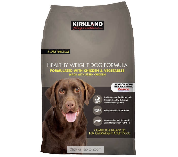 Kirkland Signature Healthy Weight Dog Food Chicken & Vegetable