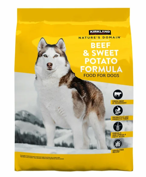 Kirkland Signature Nature's Domain Dog Food Beef Meal & Sweet P