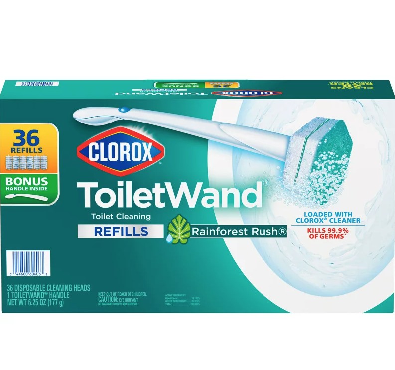 Clorox Toiletwand with Toilet Cleaning Heads 36 ct