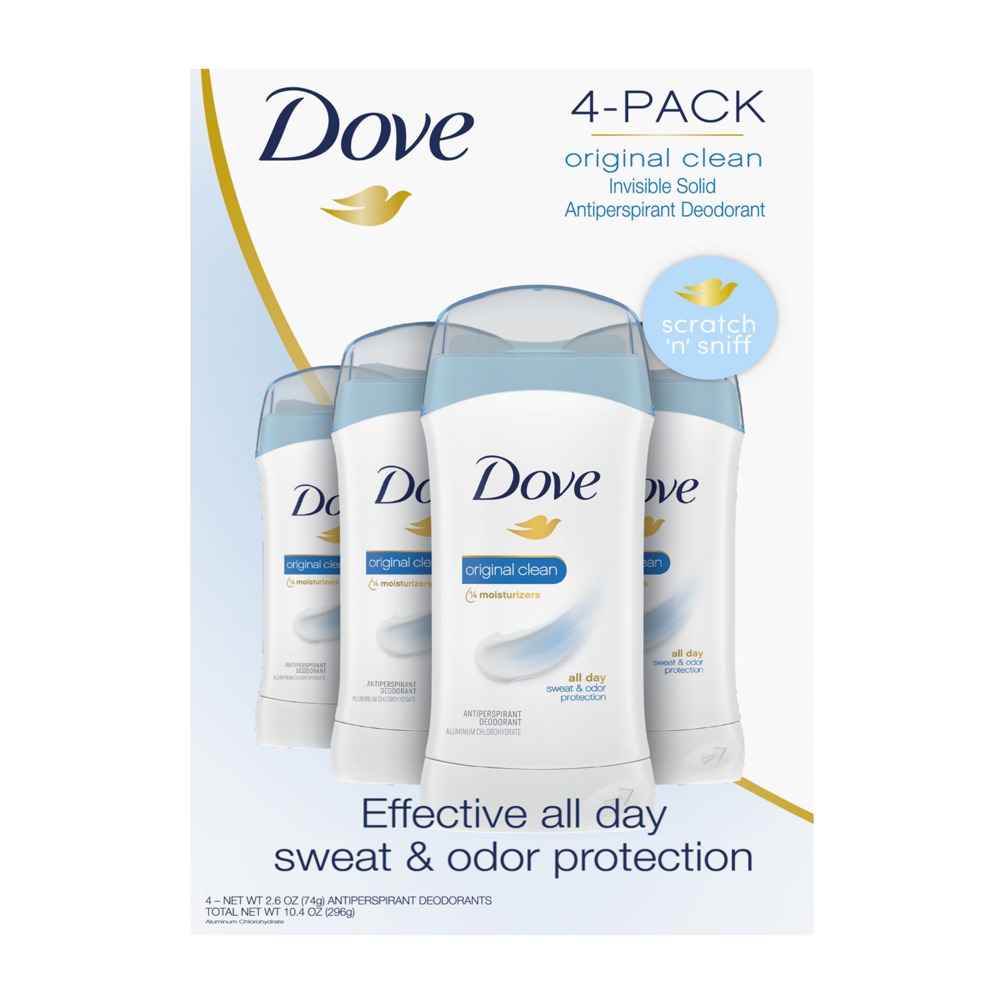 Dove Invisible Solid Antiperspirant Deodorant Original Clean 2