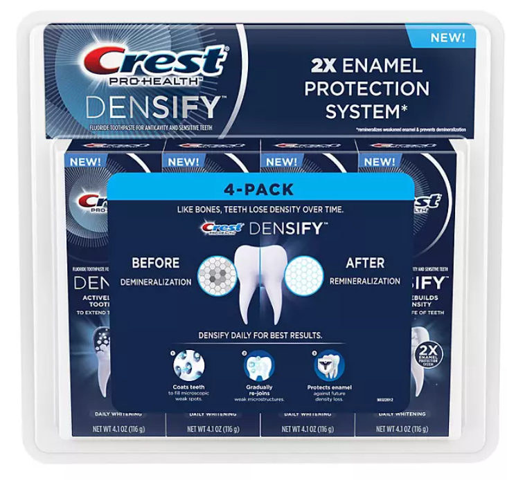 Crest Pro-Health Densify Fluoride Toothpaste 4.1 oz (4-pk)