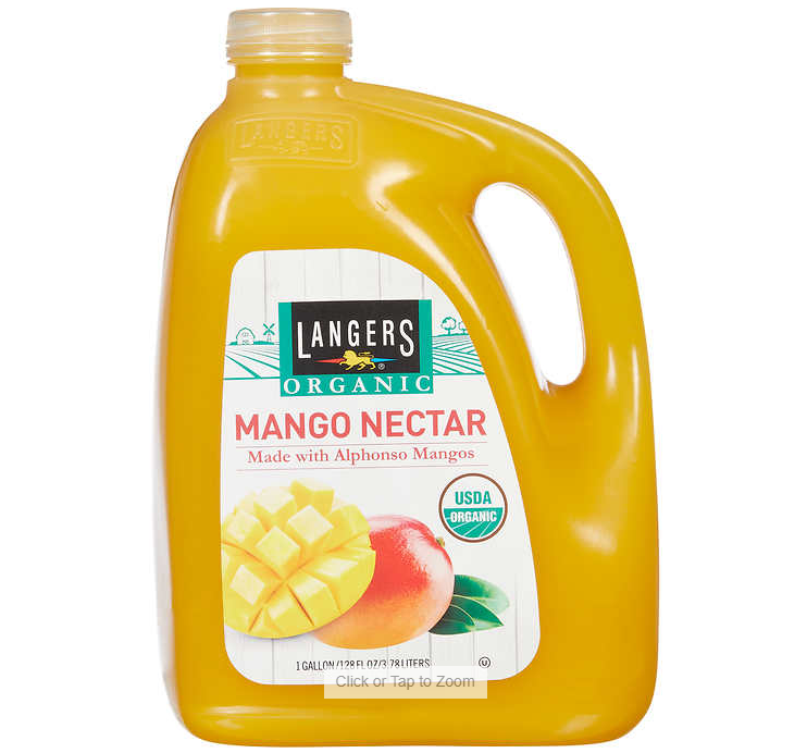 Langers Organic Mango Nectar 128 oz