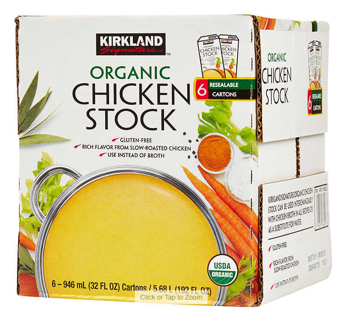 Kirkland Signature Organic Chicken Stock 1 l main image 1
