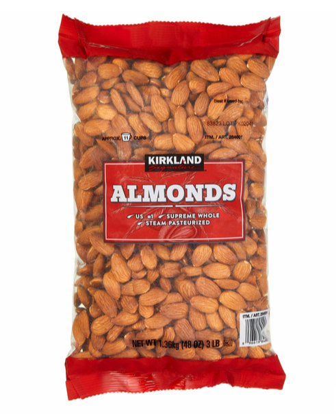 almond Kirkland Signature Supreme Whole Almonds 48 oz