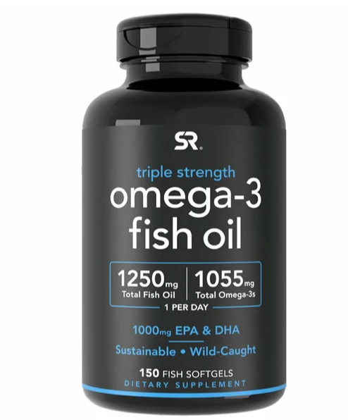 Sports Research Triple Strength Omega-3 Softgels 150 ct