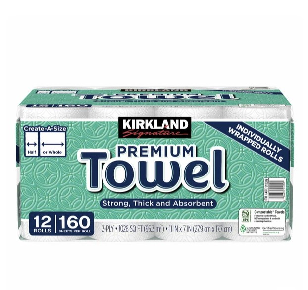 Kirkland Signature Premium Paper Towels