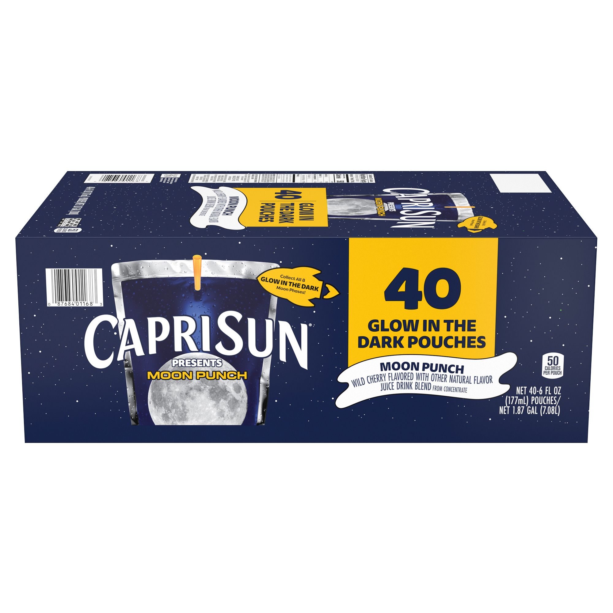 Capri Sun Moon Punch Wild Cherry Flavored Juice Beverage, Pouches, 6 fl ...