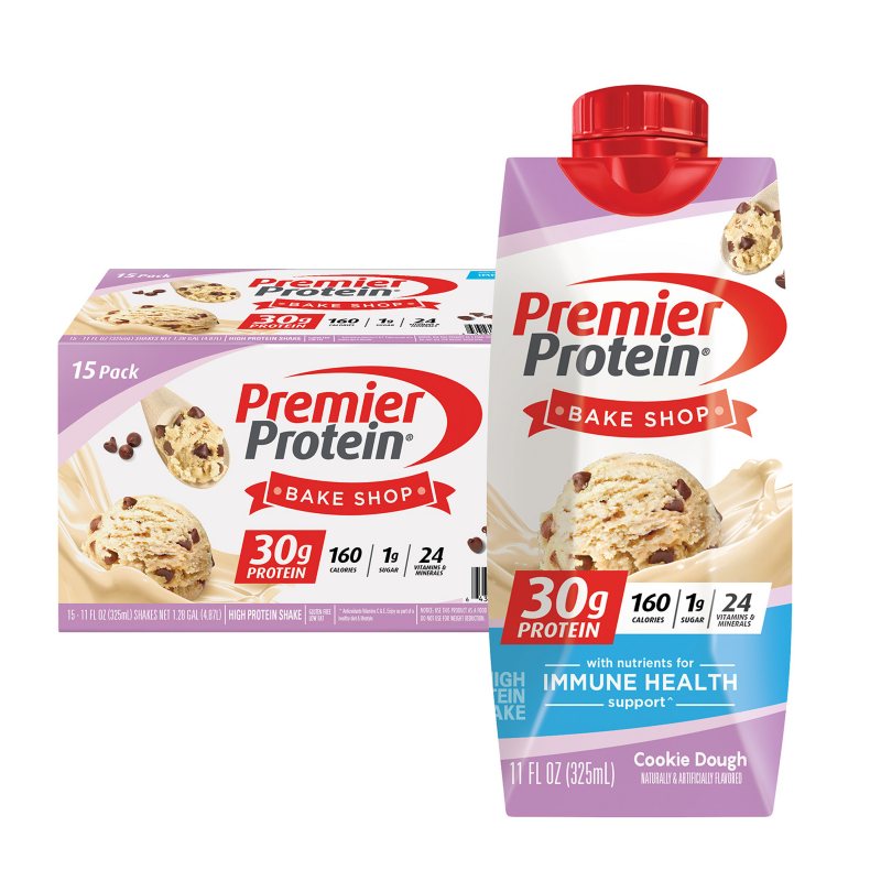 Premier Protein Shake Cookie Dough 11 fl oz (15-pk)
