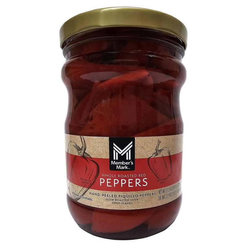 Member's Mark Whole Roasted Red Peppers, 33.5 oz.