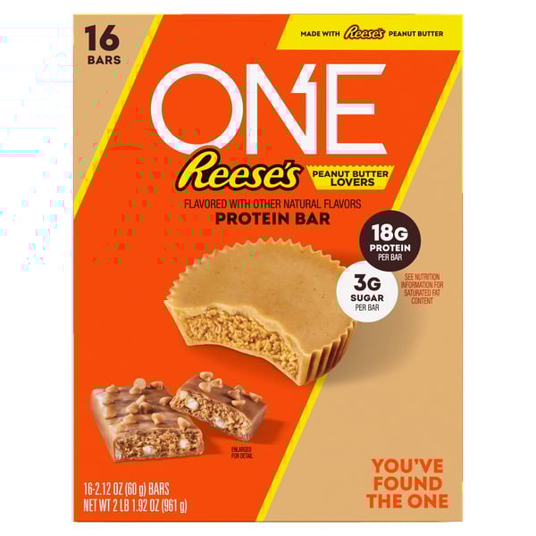 Reese's ONE Protein Bar, 2.12 oz, 16 count