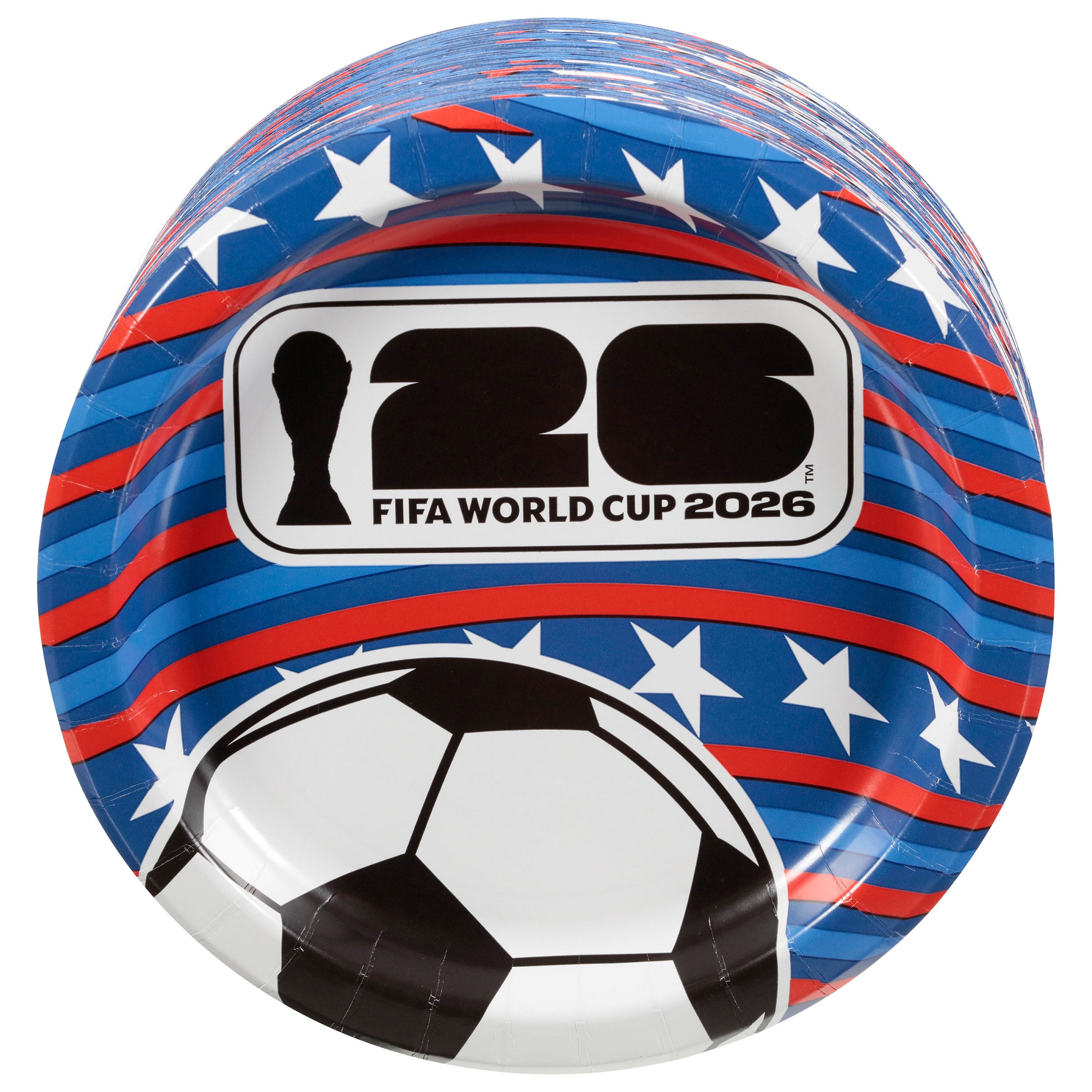 Pizazz FIFA World Cup 2026 Paper Plates, 10