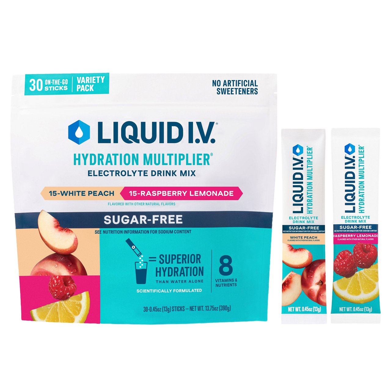 Liquid I.V. Sugar-free Hydration Multiplier Variety pack, 30 count