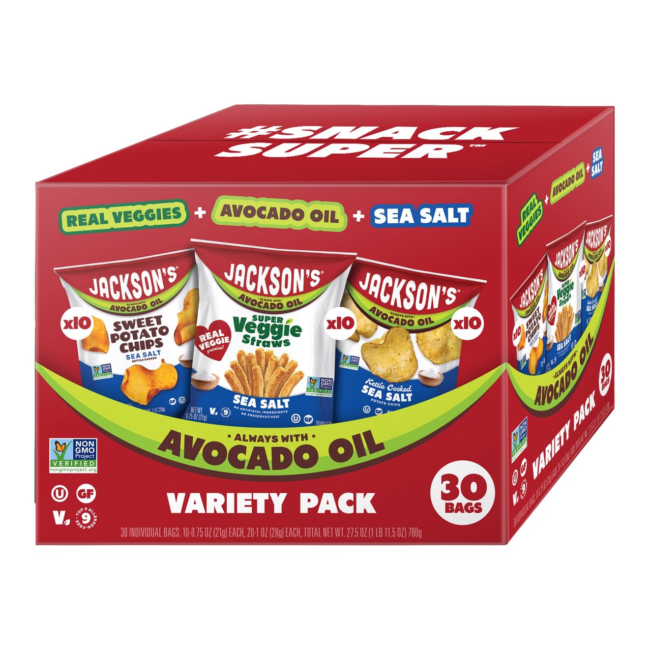 Jackson's Sea Salt Variety Pack 27.5 oz