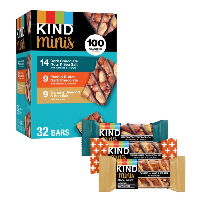 Kind Minis Bars Variety Pack 0.7 oz (32-pk)