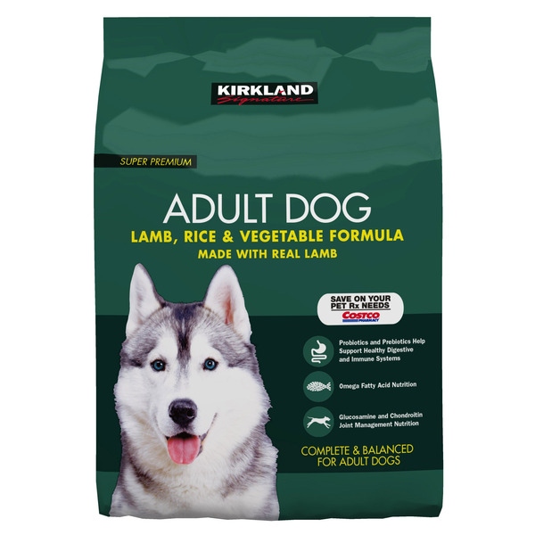 Kirkland Signature Lamb, Rice & Vegetable Formula Dry Dog Food, 40 lb
