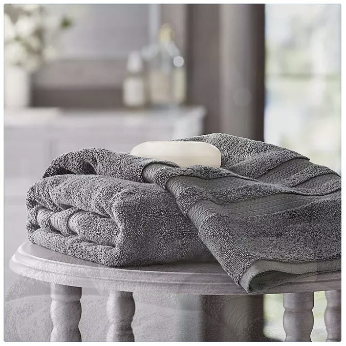 Member's Mark Hotel Premier Luxury Bath Towel Zinc 1 ct