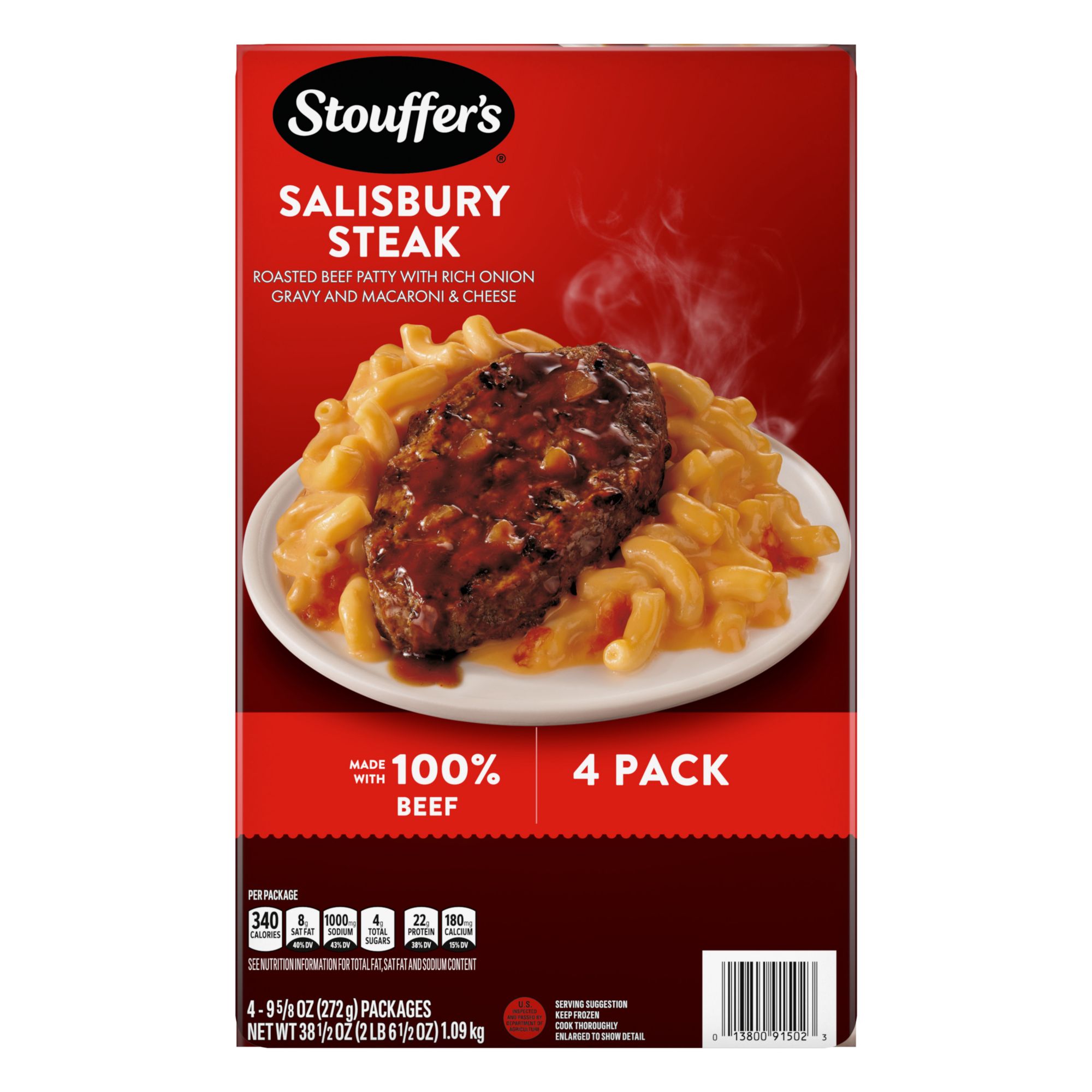Stouffer's Salisbury Steak, 4 pack