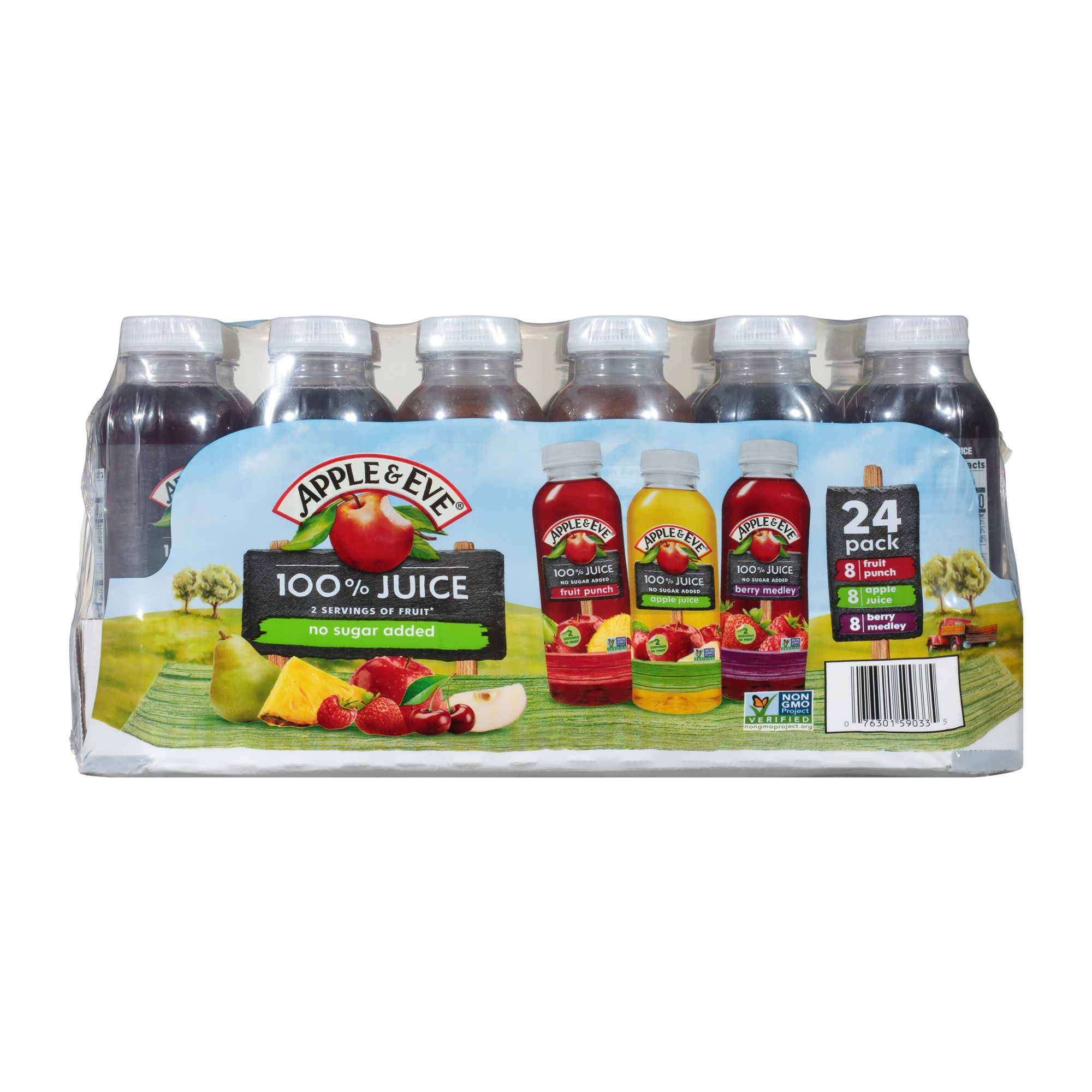 Apple & Eve 100% Juice Bottles Variety Pack 10 fl oz (24-pk)