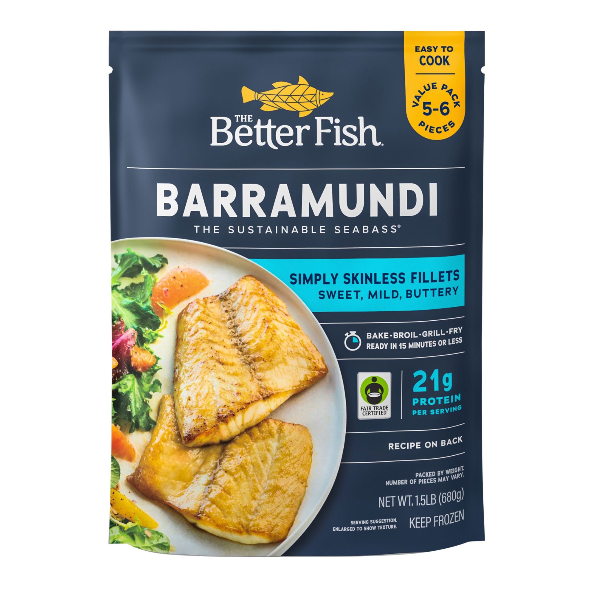 broil boxed frozen fish Branzino, Fillet (Pin Bone Out) 5-7 Ounces Each- IQF- 10 Pounds-Portico Classic Seafood 10 hours Trader Joe's Branzino Fillets Review: