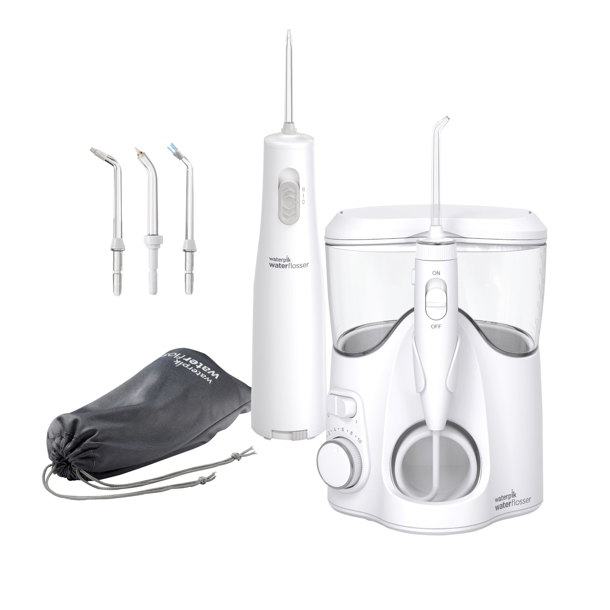 Waterpik Ultra Plus And Cordless Express Water Flosser