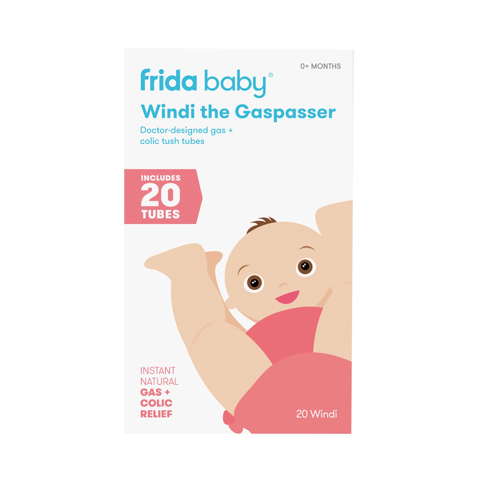 Frida Baby Windi the Gasspasser Gas & Colic Reliever, 20 count