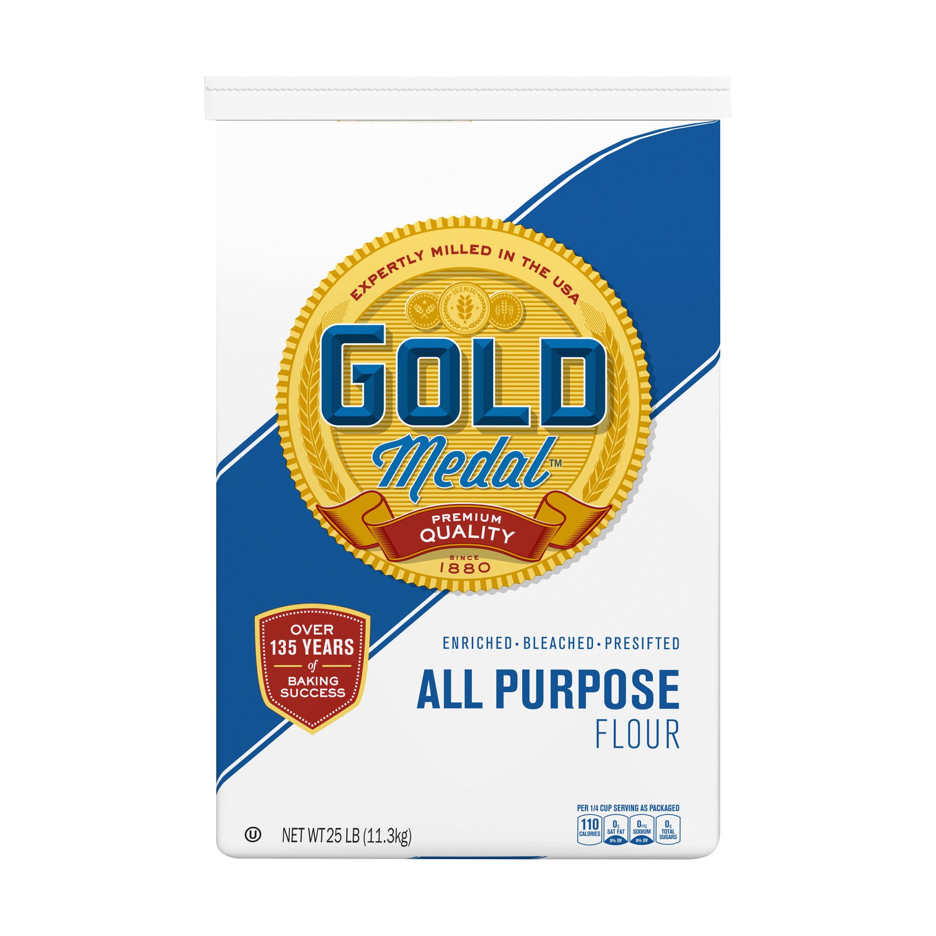 Gold Medal All Purpose Flour, Baking Flour, 25 lbs.
