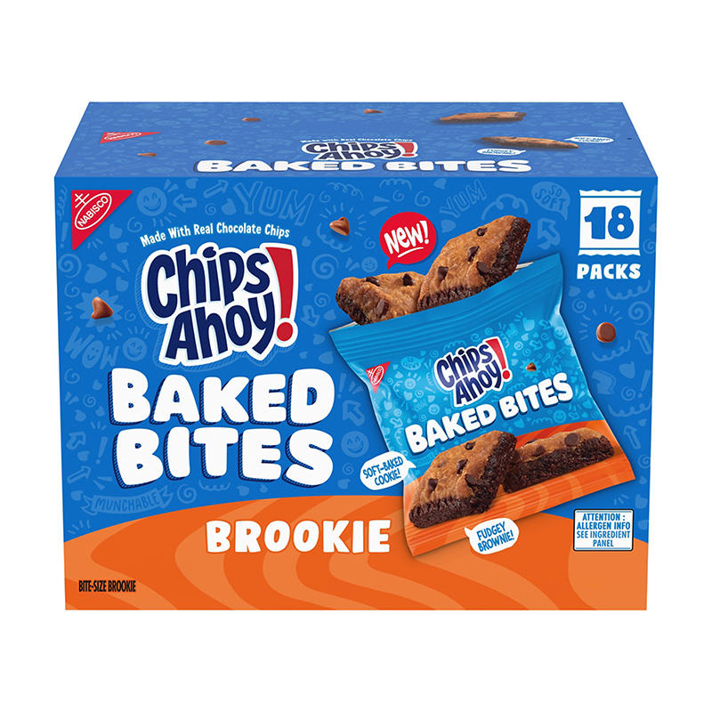 Chips Ahoy Baked Bites, Brookie, Snack Packs, 18 pack, 1.4 oz.