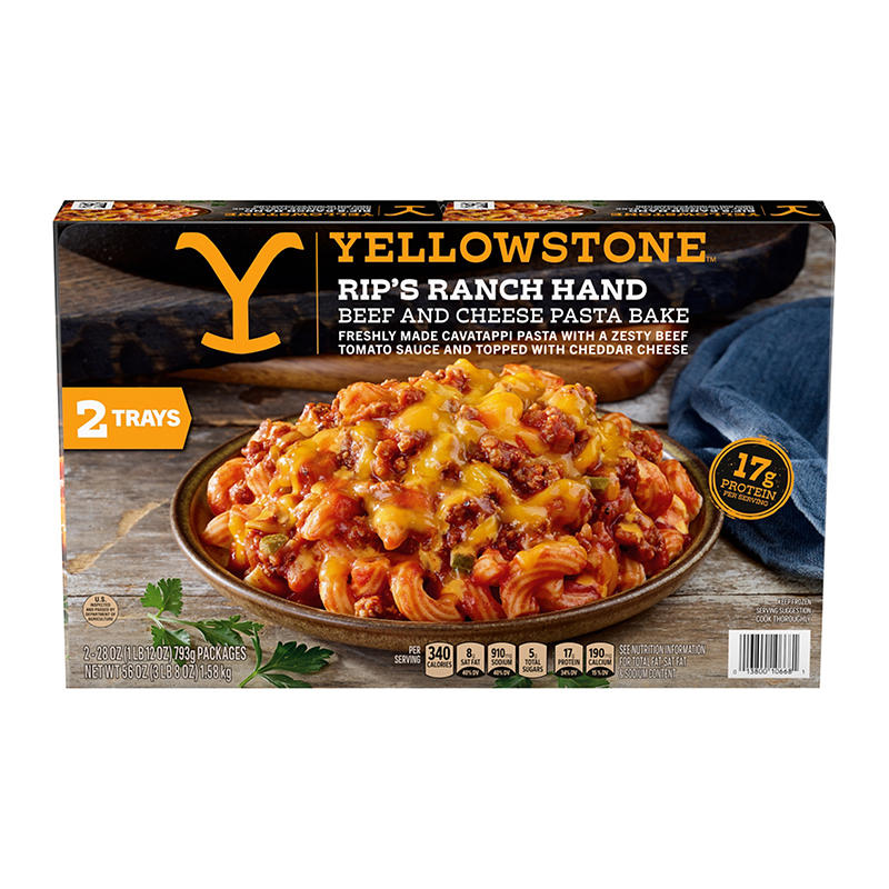 Yellowstone Rip's Ranch Hand Beef And Cheese Pasta Bake, Frozen, 2 pack ...