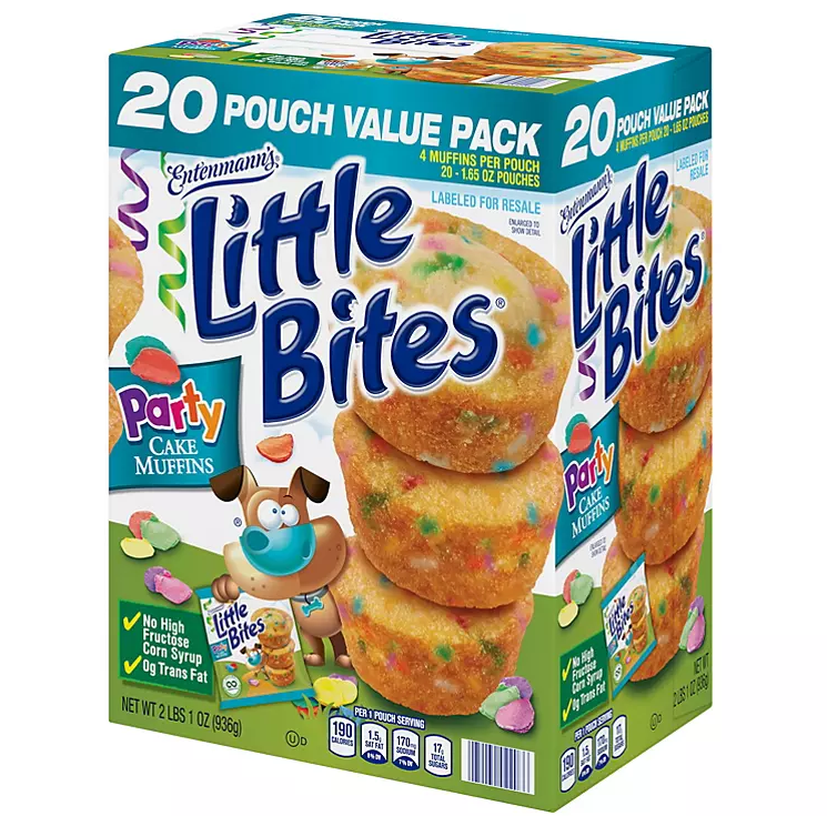 Entenmann's Little Bites Party Cake 1.6 oz (20-pk)