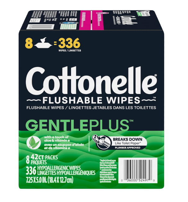 ~BULK SALE~ (3 PACK) Cottonelle Flushable Wipes, 756 total online Hypoallergenic Wipes