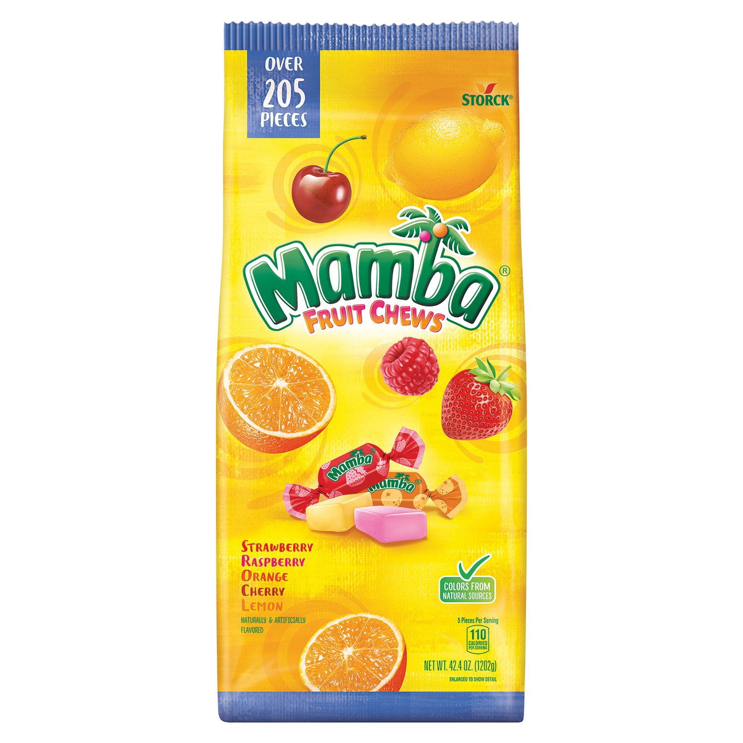 果物 75 5961abcba Storck Mamba Fruit Chews Variety Pack Chewy Candy, 42.4 oz.
