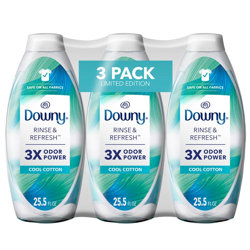 2 Counts 48 fl oz/ct Downy Rinse & Refresh Fabric Rinse outlet - Cool Cotton