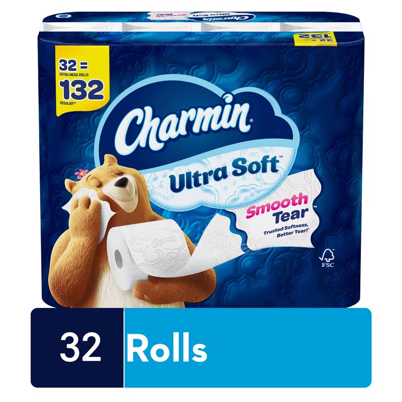 Charmin Ultra Soft Toilet Paper 231 ct (32-pk)